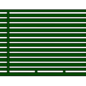 Brama przesuwna WALL 80 - 4,00 m - antracyt , brązowa , czarna , szara , zielona