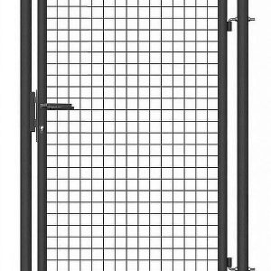 Furtka ogrodowa SX 1,00 x 1,70 m - antracyt , zielona