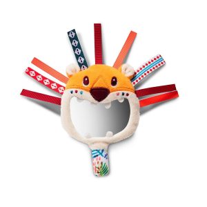 Lilliputiens - Lew Jack - Grzechotka z lusterkiem i szeleszczącą folią