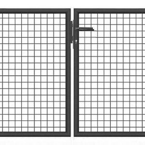 Brama ogrodowa SX 3,00 x 1,20 m - antracyt , zielona