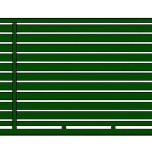 Brama przesuwna WALL 100 - 4,00 m - antracyt , brązowa , czarna , szara , zielona