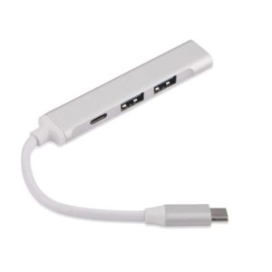 Rozdzielacz HUB USB - ROSKO - Srebrny