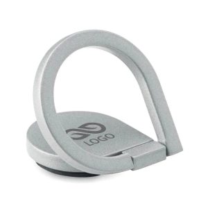 Uchwyt na telefon - DROP RING - Srebrny