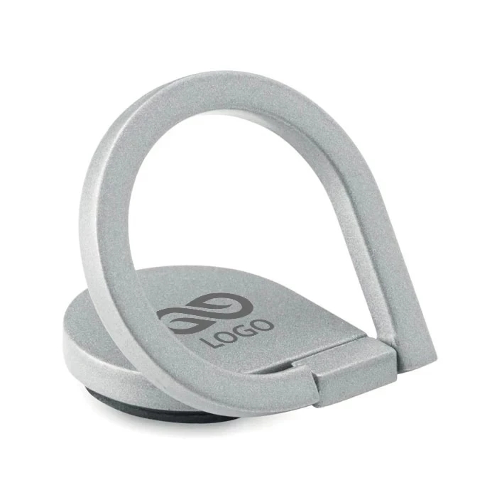 Uchwyt na telefon - DROP RING - Srebrny