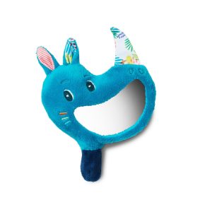 Lilliputiens - Nosorożec Marius - Grzechotka z lusterkiem i szeleszczącą folią