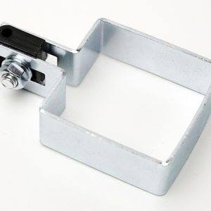 Obejmy do paneli 80 x 80 mm końcowe - ocynkowane