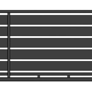 Brama przesuwna WALL 200 - 3,00 m - antracyt , brązowa , czarna , szara , zielona