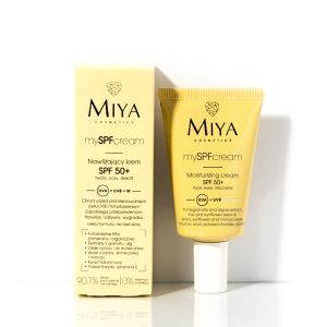 Nawilżający krem SPF 50+ twarz/oczy/dekolt | Miya Cosmetics