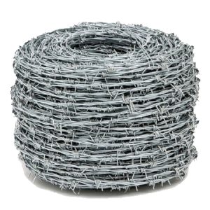 Drut kolczasty ocynkowany 1,6 mm - rolka 150 m