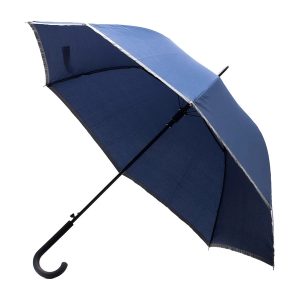 Parasol z taśmą odblaskową Refu - Niebieski