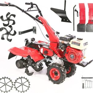 Glebogryzarka spalinowa HOLIDA WMX650 7.0KM - Zestaw pług + koła