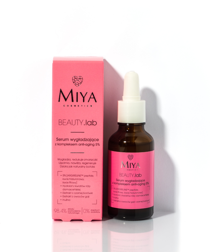 Serum wygładzające - kompleks anti-aging 5% | Miya Cosmetics