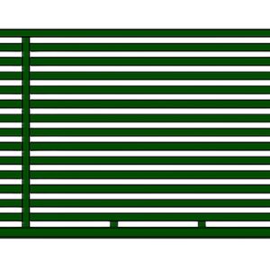 Brama przesuwna WALL 60 - 4,00 m - antracyt , brązowa , czarna , szara , zielona
