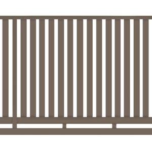 Brama przesuwna typ CLASSIC - 4,00 x 1,20 m