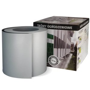 Taśma ogrodzeniowa THERMOPLAST BASIC 190mm - rolka 26 m - szara