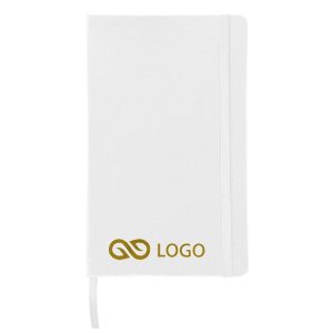 Notatnik w kratkę Asturias - Biały