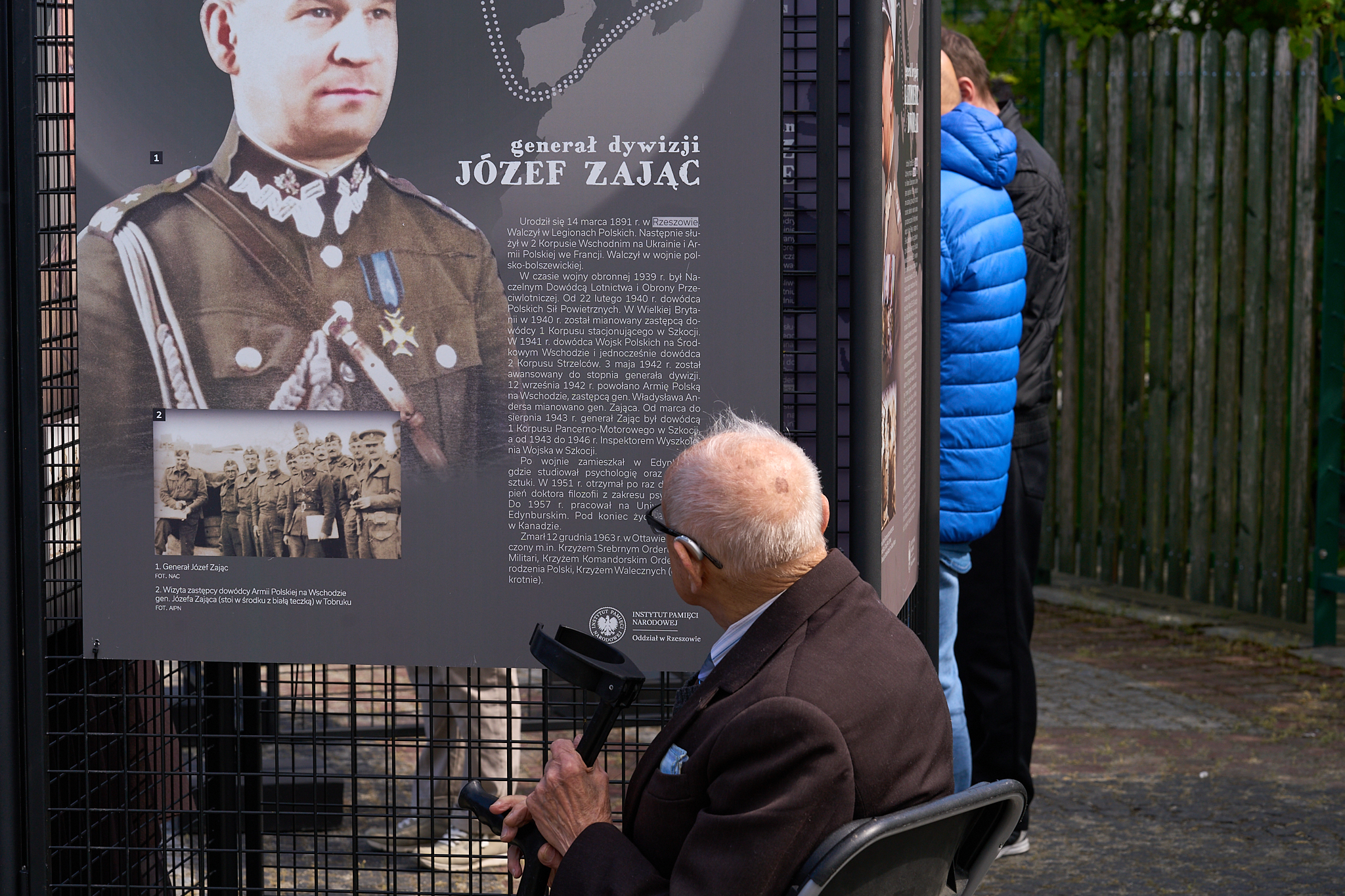 „Żołnierski los” – wystawa IPN w Ogrodach Bernardyńskich w Rzeszowie. Fot. Dudka