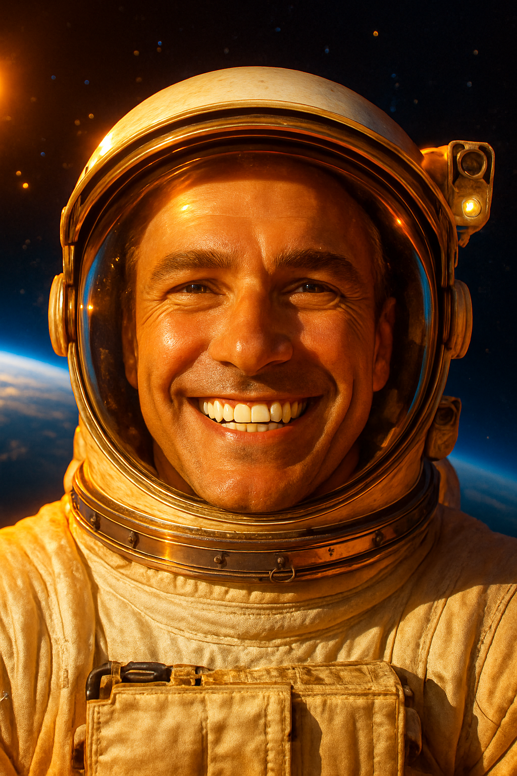 Astronauta w Kosmosie, fot. ChatGPT