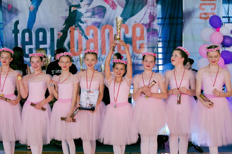 Małe baleriny z Krynickiego Studia Baletowego zachwyciły na festiwalu w Krośnie