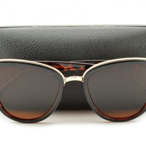 Przeciwsłoneczne Damskie okulary Kocie polaryzacyjne brązowe POL-827