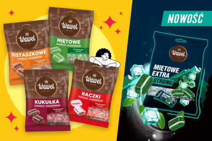 Mocne orzeźwienie! Nowe Karmelki Miętowe Extra Strong z Wawelu