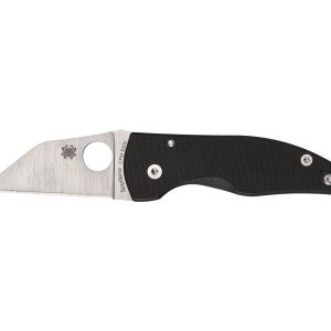 Spyderco MICROJIMBO BLACK G-10 PLAIN C264GP