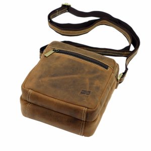 Saszetka męska z naturalnej skóry Nordee MSD-02 GM01 HUNTER