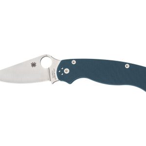 Spyderco PARA MILITARY 2 G-10 BLUE CPM-SPY27 PLAIN C81GPCBL2