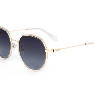 Okulary POLAROID PLD4160GSXJ5G. Okulary przeciwsłoneczne, Kolor złoty. Unisex.