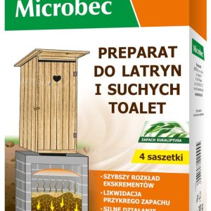 Bakterie do suchych toalet i latryn 4 x 30g - Microbec