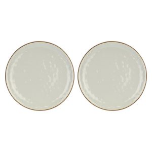 ROSE&TULIPANI CONCERTO GRIGIO PERLA Zestaw 2 talerzy 33 cm