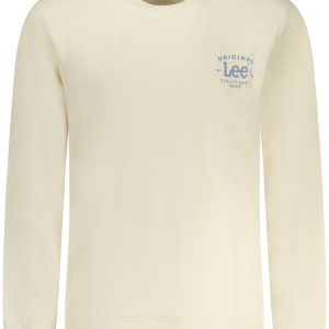 BLUZA MĘSKA LEE Z ROZPINANYM SZYBĄ BEŻOWA
