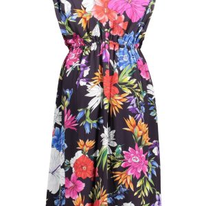 GANT DŁUGA SUKIENKA KOBIETA NIEBIESKA