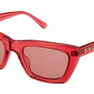 Okulary NINA RICCI SNR251-5409WE. Okulary przeciwsłoneczne, Kolor czerwony. Kobieta.