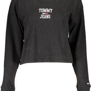 TOMMY HILFIGER T-SHIRT Z DŁUGIM RĘKAWEM DAMSKI CZARNY