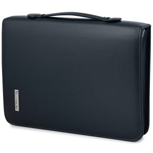 Granatowy Beltimore luksusowy męski biwuar neseser aktówka teczka organizer dla handlowca I40