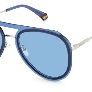 Okulary POLAROID PLD6151GSPJP. Okulary przeciwsłoneczne, Kolor niebieski. Mężczyzna.