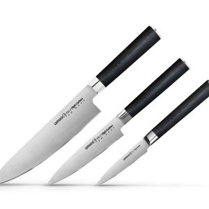 Samura MO-V SET 3 PZ (CUOCO-FILETTARE-SPELUCCHINO) SM-0220