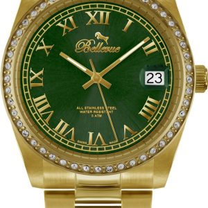 Zegarek BELLEVUE I14. Kwarcowy, Kolor zielony. Kobieta.