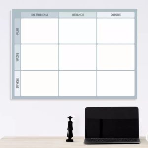 Tablica suchościeralna lean kanban board 116