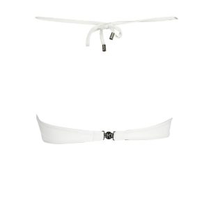 KARL LAGERFELD BEACHSEAR KOSTIUM KĄPIELOWY GÓRA DAMSKA BIAŁA