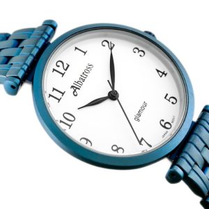 ZEGAREK DAMSKI ALBATROSS Glamour ABBB97 (za537d) blue/white