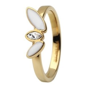 Biżuteria SKAGEN JRSG029SS8. Pierścionek, Kolor złoty. Kobieta.