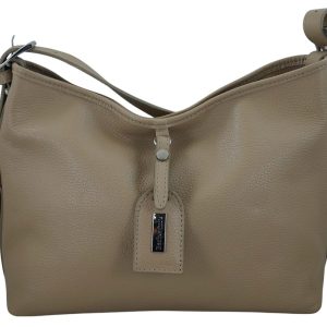 Codzienna torebka damska na ramię - Beżowa