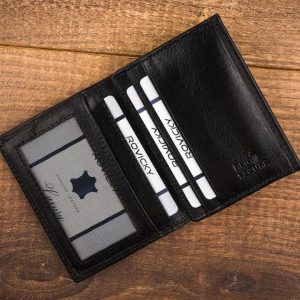 Pojemne skórzane Etui na karty i dokumenty Rovicky