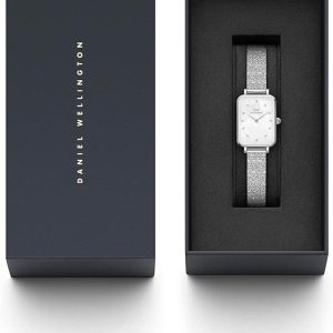 ZEGAREK DAMSKI DANIEL WELLINGTON Quadro Lumine Pressed Piano 20mm DW00100580 + BOX (zw519c)