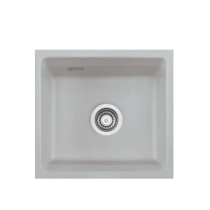 Systemceram Kara 42 U Titan, zlewozmywak ceramiczny, korek manualny