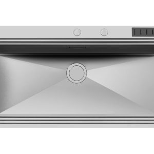 FOSTER 1018055 MILANO 1024x560 Q4 (krawędź 4 mm) Zlewozmywak stalowy + Element uchwytu noża