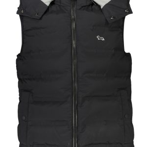 HARMONT&BLAINE CZARNA MĘSKA BEZRĘKAWNIK