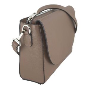 Torebka listonoszka damska - Brązowa jasna